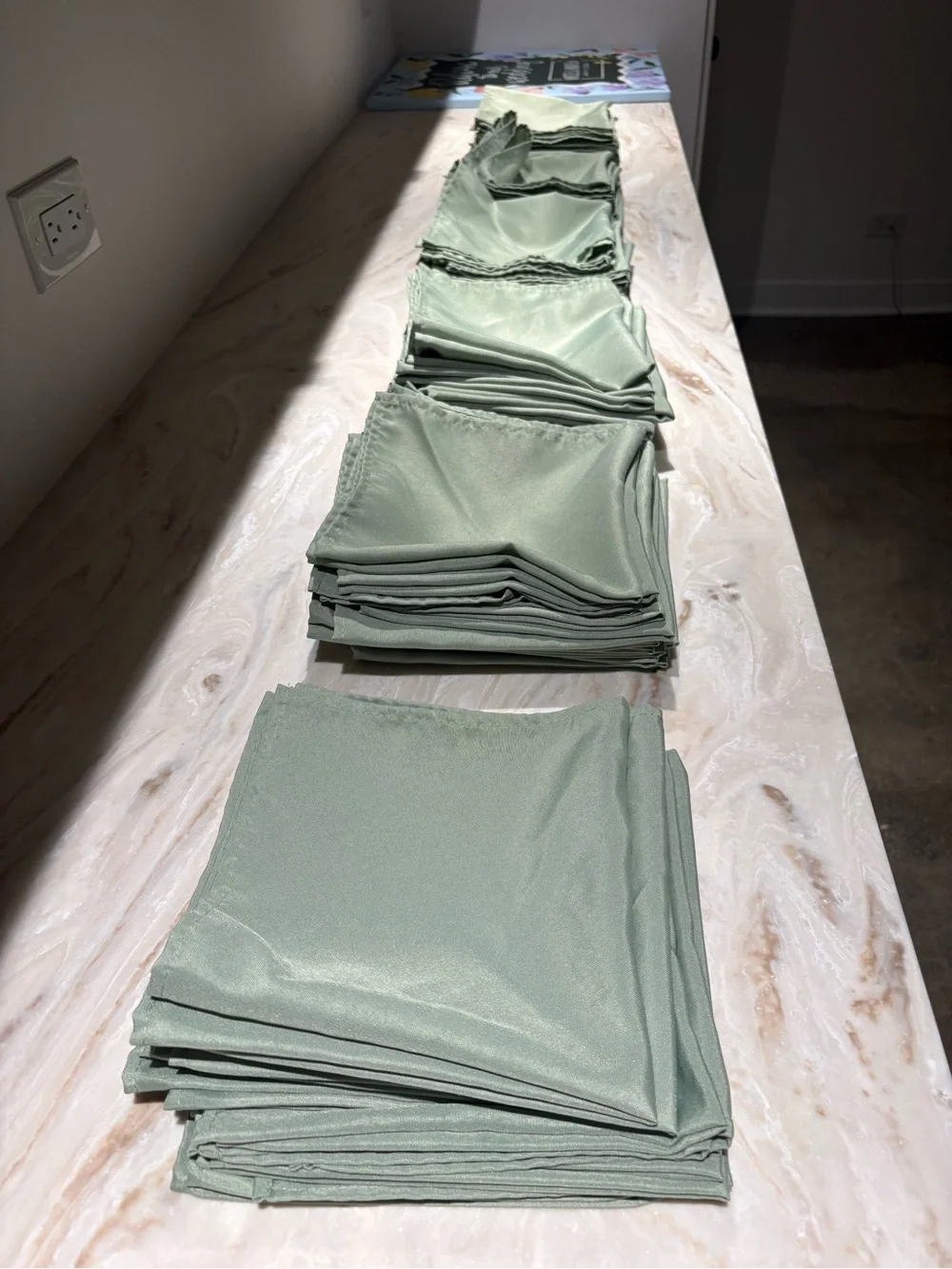Sage Green Wedding Dinner Napkins - 115